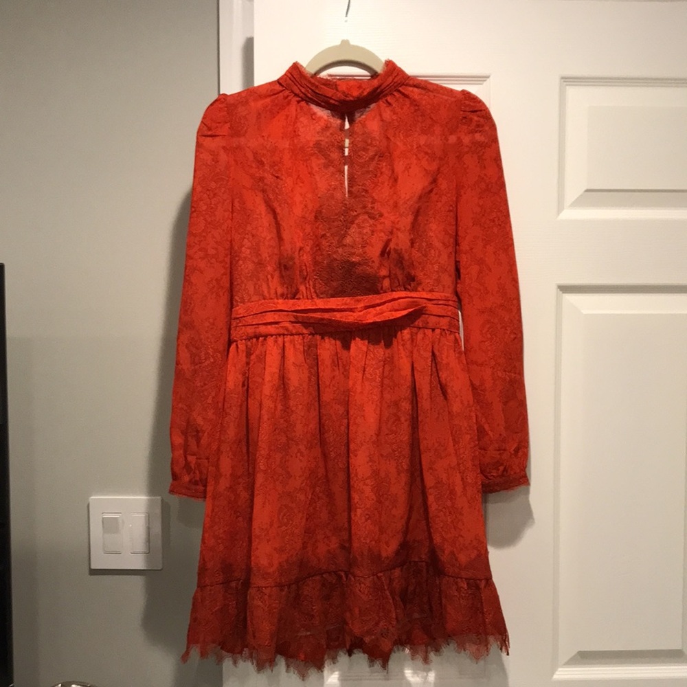 French Connection Poppy Red Dress